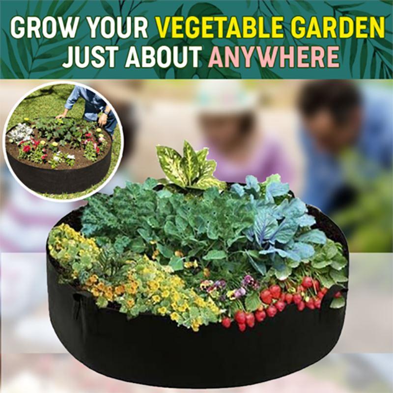 🌷Fabric Round Raised Garden Bed Planter Pots For Planting Herb Flower Vegetable Potato Plants