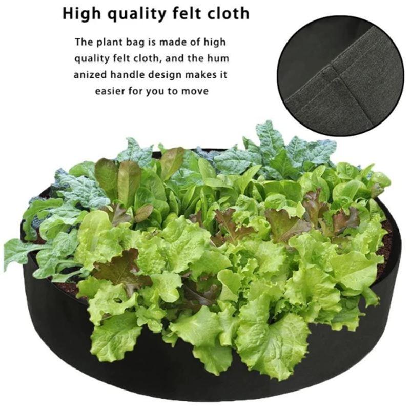 🌷Fabric Round Raised Garden Bed Planter Pots For Planting Herb Flower Vegetable Potato Plants