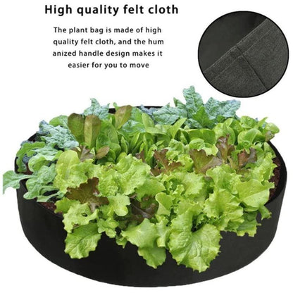 🌷Fabric Round Raised Garden Bed Planter Pots For Planting Herb Flower Vegetable Potato Plants