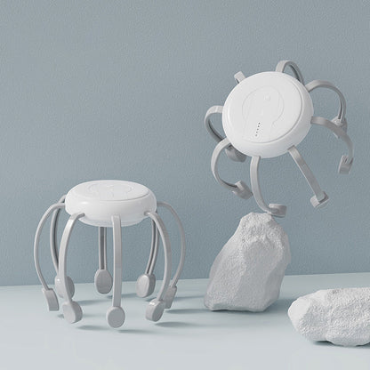 💆‍♂️ Intelligent Octopus Head Massager – Relaxing Kneading, Multiple Modes & Portable Design 🔋