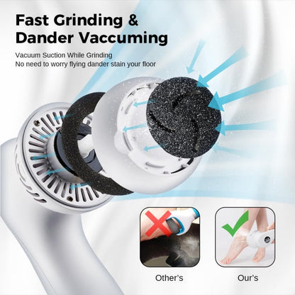Washable Electric Foot Callus Remover with Vacuum