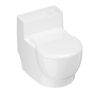 Wall-Mounted Toilet-Shaped Cat Bowl