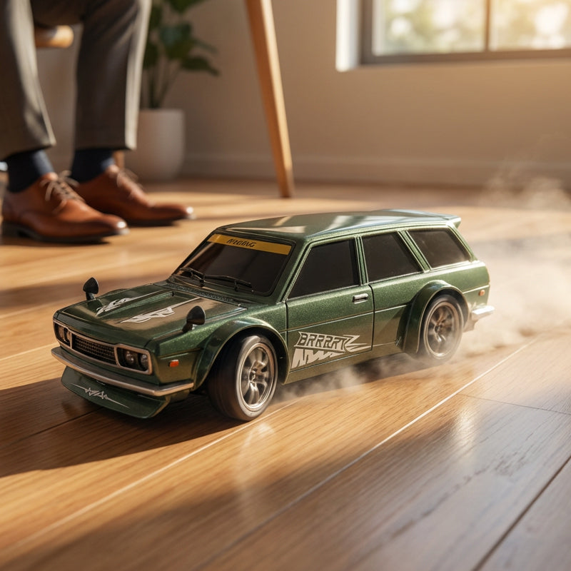 📢📢63 %  OFF !! ⏰1:24 Scale RC Drift Car with LED Lights