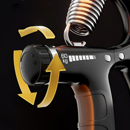💪 Adjustable Counting Hand Grip Strength Trainer – 5 Resistance Levels, LCD Counter & Portable Design 🔋