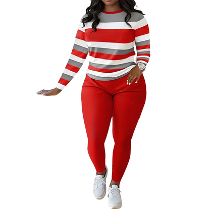 ⏳Time-Limited Special⏰Women's Casual Fashion 2-Piece Set👚👖
