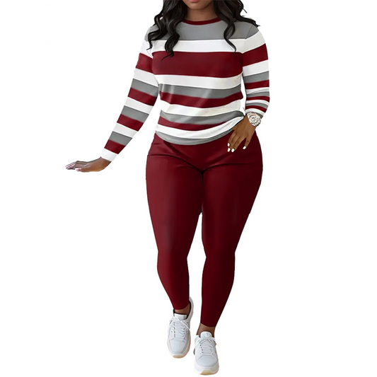 ⏳Time-Limited Special⏰Women's Casual Fashion 2-Piece Set👚👖