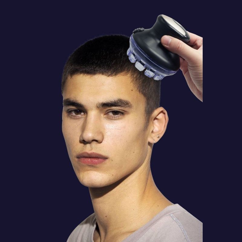 💡 Circular Electric Hair Clipper with LED Display – Self-Sharpening Blade, Adjustable Guard & Cordless Design ⚡