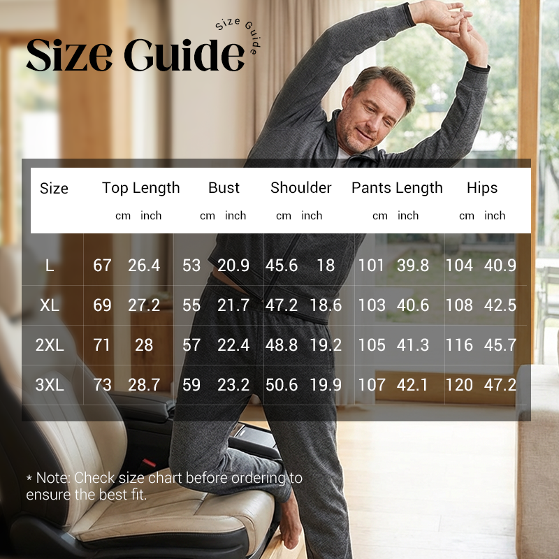 Men’s Stand Collar Jacket & Casual Pants 2-Piece Set