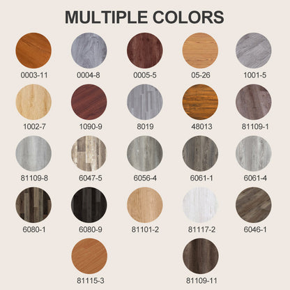 🧱（36 in × 6 in × 1/8 in）🏠 Wood Grain Peel And Stick Floor Tiles ， Self-Adhesive, Waterproof & Easy DIY Installation 🌿