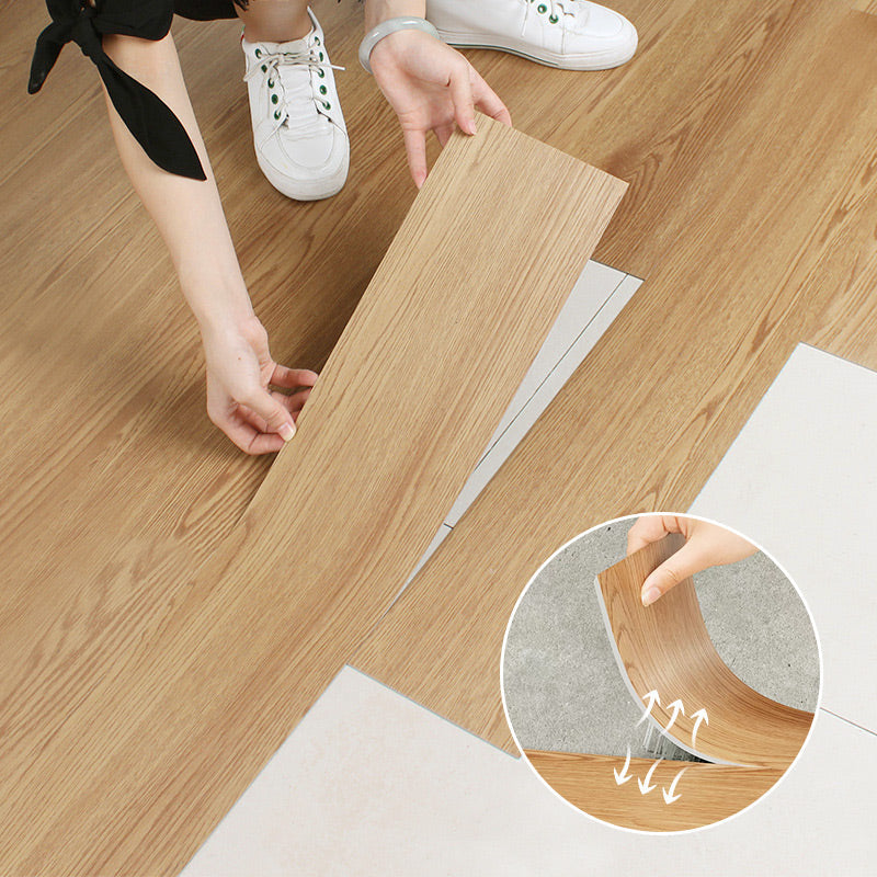 🧱（36 in × 6 in × 1/8 in）🏠 Wood Grain Peel And Stick Floor Tiles ， Self-Adhesive, Waterproof & Easy DIY Installation 🌿