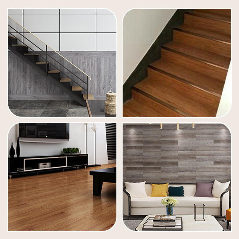 🧱（36 in × 6 in × 1/8 in）🏠 Wood Grain Peel And Stick Floor Tiles ， Self-Adhesive, Waterproof & Easy DIY Installation 🌿