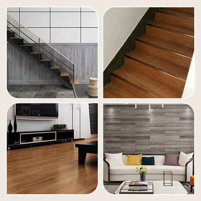 🧱（36 in × 6 in × 1/8 in）🏠 Wood Grain Peel And Stick Floor Tiles ， Self-Adhesive, Waterproof & Easy DIY Installation 🌿