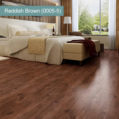 🧱（36 in × 6 in × 1/8 in）🏠 Wood Grain Peel And Stick Floor Tiles ， Self-Adhesive, Waterproof & Easy DIY Installation 🌿