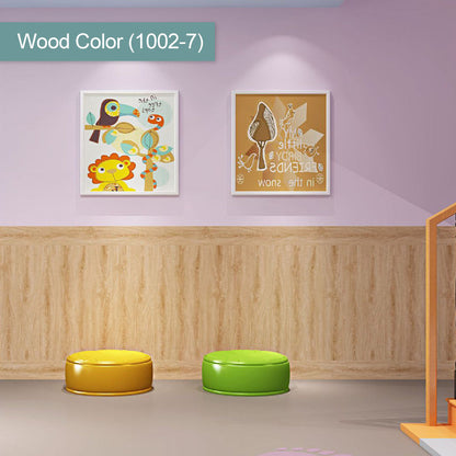 🧱（36 in × 6 in × 1/8 in）🏠 Wood Grain Peel And Stick Floor Tiles ， Self-Adhesive, Waterproof & Easy DIY Installation 🌿