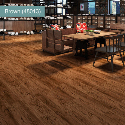 🧱（36 in × 6 in × 1/8 in）🏠 Wood Grain Peel And Stick Floor Tiles ， Self-Adhesive, Waterproof & Easy DIY Installation 🌿