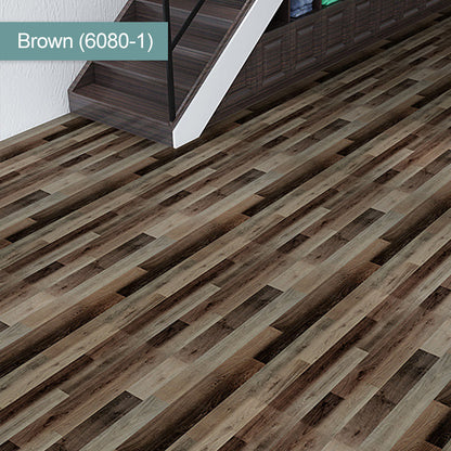 🧱（36 in × 6 in × 1/8 in）🏠 Wood Grain Peel And Stick Floor Tiles ， Self-Adhesive, Waterproof & Easy DIY Installation 🌿