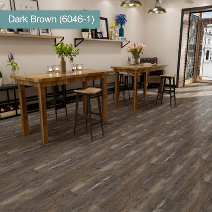 🧱（36 in × 6 in × 1/8 in）🏠 Wood Grain Peel And Stick Floor Tiles ， Self-Adhesive, Waterproof & Easy DIY Installation 🌿