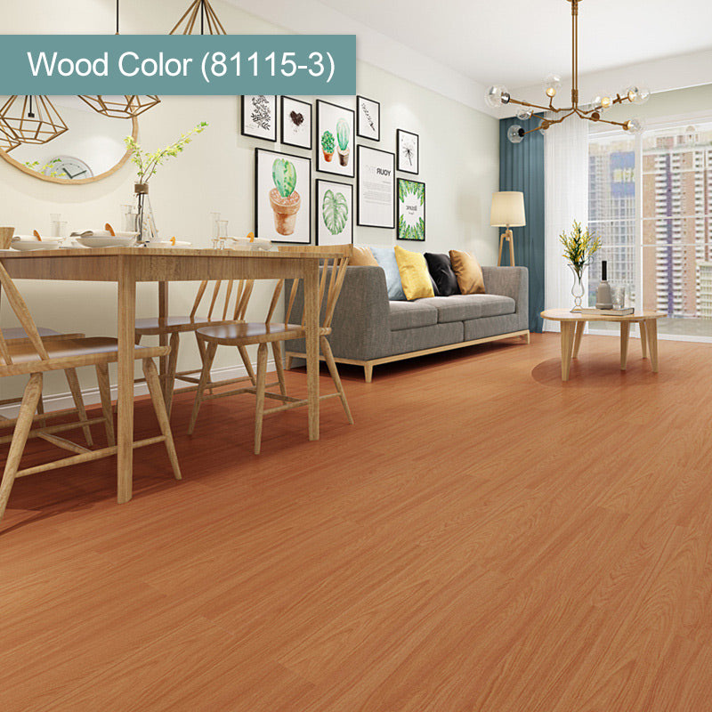 🧱（36 in × 6 in × 1/8 in）🏠 Wood Grain Peel And Stick Floor Tiles ， Self-Adhesive, Waterproof & Easy DIY Installation 🌿