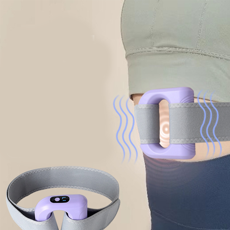 5-Speed Handheld Massager Ring with Adjustable Belt