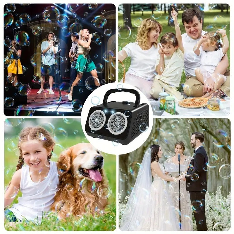 🔥Limited-time offer: 58% off handheld multi-hole bubble machine= instant fun for kids & adults.