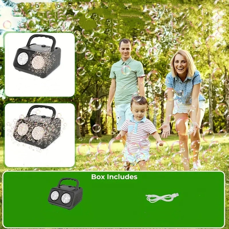 🔥Limited-time offer: 58% off handheld multi-hole bubble machine= instant fun for kids & adults.