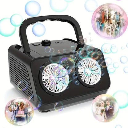 🔥Limited-time offer: 58% off handheld multi-hole bubble machine= instant fun for kids & adults.