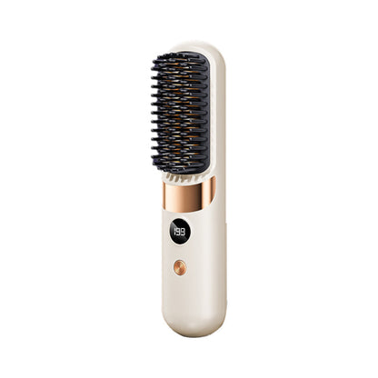 💇‍♀️🔥 3-in-1 Kabellose Haarglättbürste – Glätten, Locken & Entwirren – USB-C wiederaufladbar mit 4 Heizstufen – Perfekte Haare überall! ✨