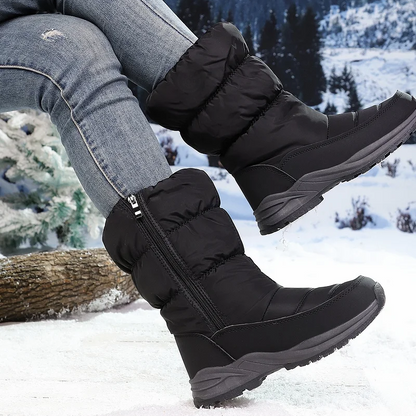 Women's Ultra-Warm Faux Fur Lined Snow Boots