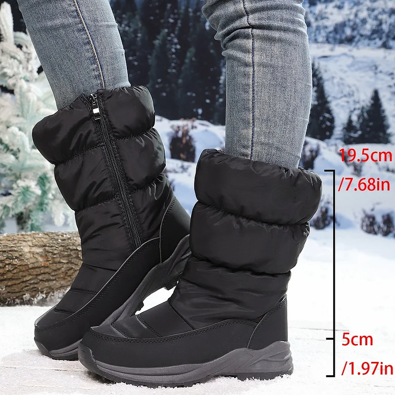 Women's Ultra-Warm Faux Fur Lined Snow Boots