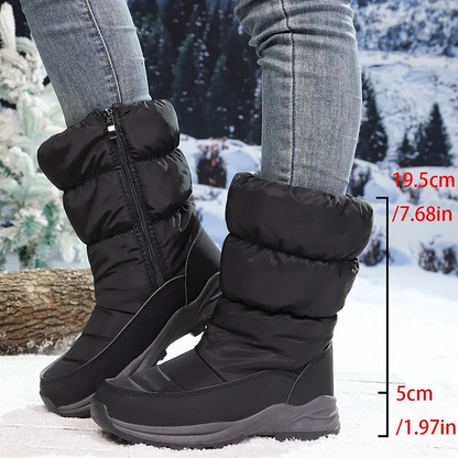 Women's Ultra-Warm Faux Fur Lined Snow Boots