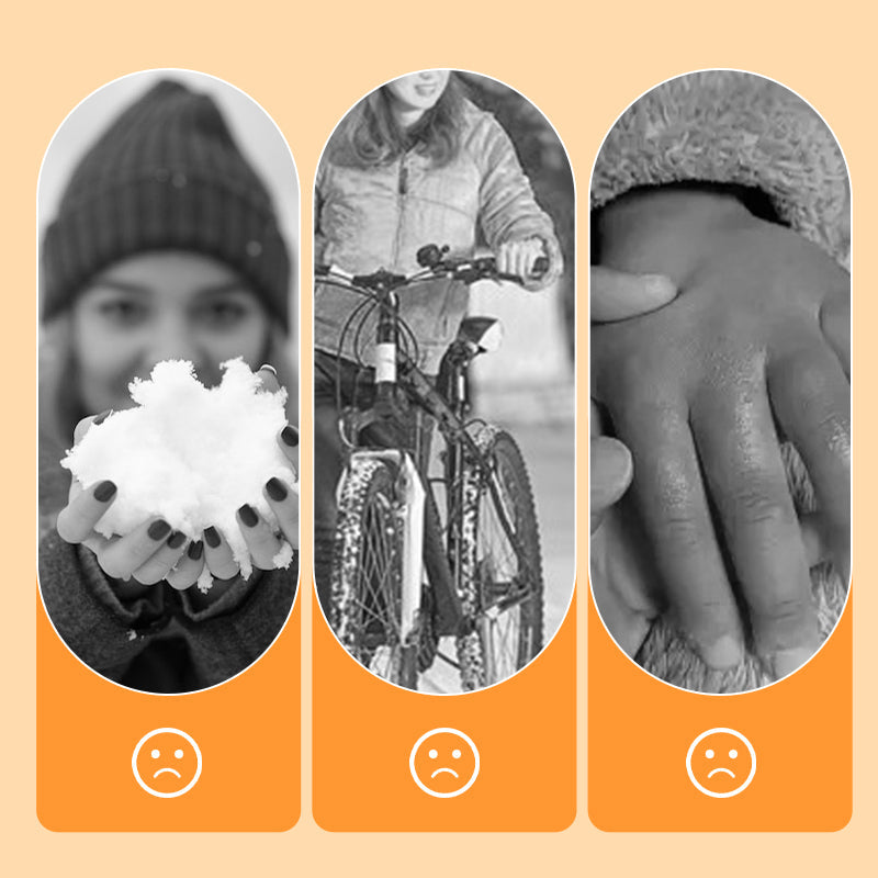 Warm Plush Cuff Gloves with Touchscreen Fingers