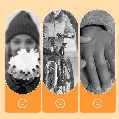 Warm Plush Cuff Gloves with Touchscreen Fingers