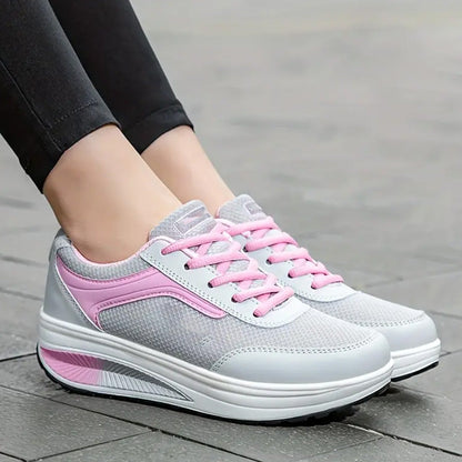 Women's Casual Breathable Thick Sole Sneakers