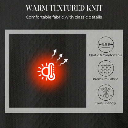 Men's Colorblock Button-Neck Sweater