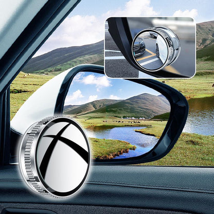 🚗 50% OFF NOW! 🔍 2PCS Suction Cup Car Blind Spot Mirror – 360° Adjustable, Easy Installation & Wide-Angle View ✨