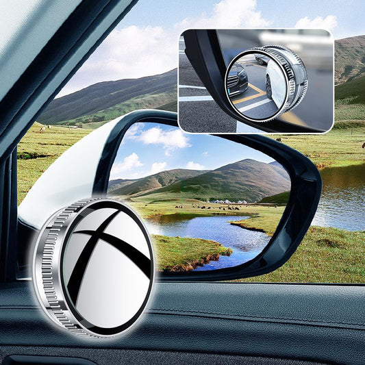 🚗 50% OFF NOW! 🔍 2PCS Suction Cup Car Blind Spot Mirror – 360° Adjustable, Easy Installation & Wide-Angle View ✨