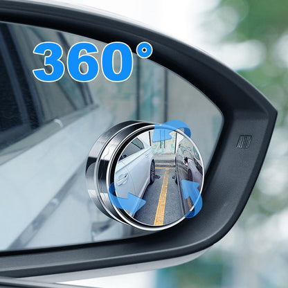 🚗 50% OFF NOW! 🔍 2PCS Suction Cup Car Blind Spot Mirror – 360° Adjustable, Easy Installation & Wide-Angle View ✨