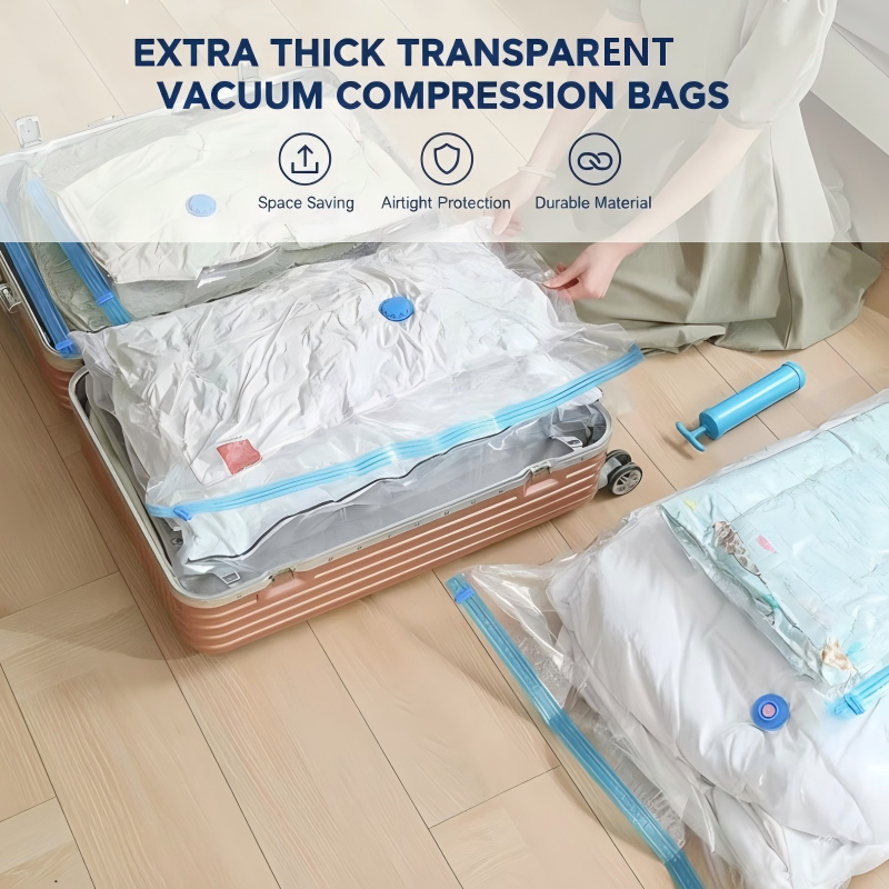🥳2026 TOP-ANGEBOT🥳💞ÜBER 50.000 VERKÄUFE!📦🧺 Saisonale Aufbewahrung leicht gemacht. Auslaufsichere Vakuumbeutel für Decken & Kleidung – Halber Preis! 🧙‍♂️🛏️