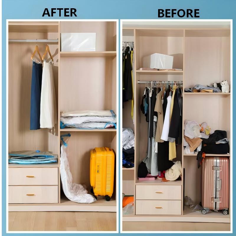 🥳2026 TOP-ANGEBOT🥳💞ÜBER 50.000 VERKÄUFE!📦🧺 Saisonale Aufbewahrung leicht gemacht. Auslaufsichere Vakuumbeutel für Decken & Kleidung – Halber Preis! 🧙‍♂️🛏️