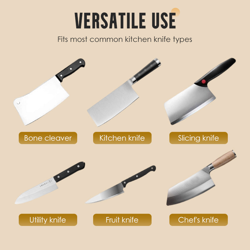 🔪Automatischer Küchenmesser-Schärfer✨Verleihen Sie Ihren Messern ein zweites Leben