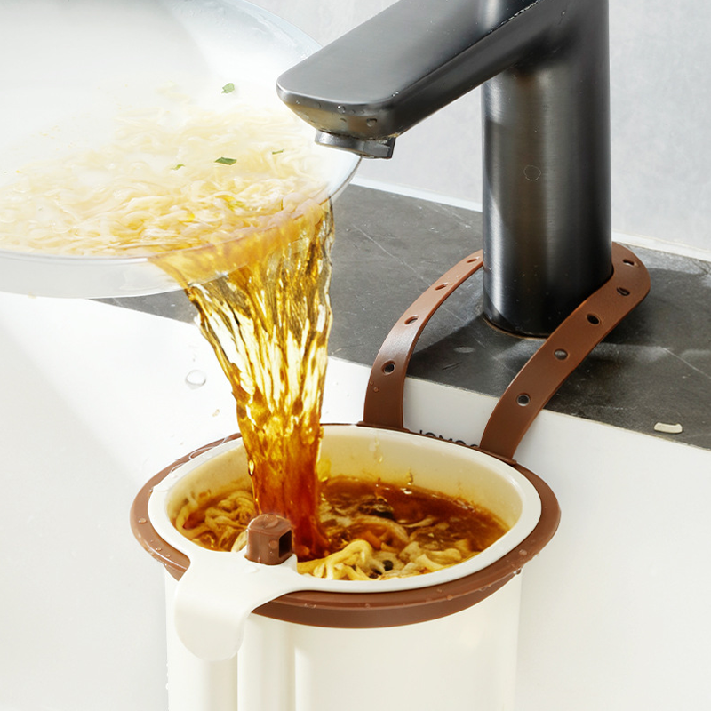 🎉 Limited Sale 55% OFF ⚡Plastic Kitchen Suction Cup Sink Drain Basket