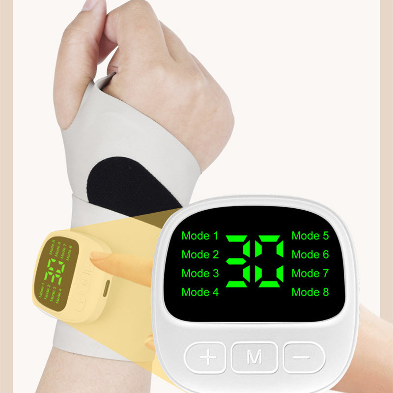 🔥🎁Rechargeable Adjustable Electric Wrist Massager – Relief On-The-Go! 🌟