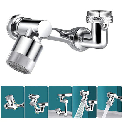 Multi-functional Splash-Proof Faucet Extender with Swivel Arm🚰 Upgrade Your Kitchen And Bathroom 💧