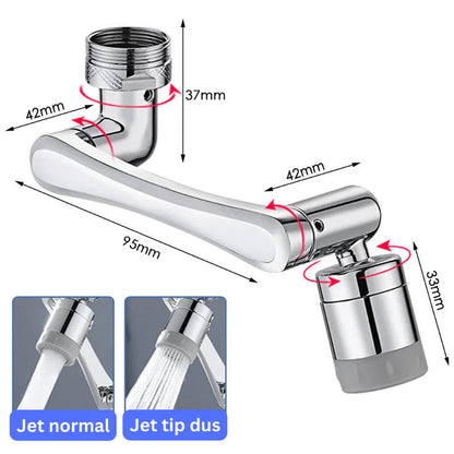 Multi-functional Splash-Proof Faucet Extender with Swivel Arm🚰 Upgrade Your Kitchen And Bathroom 💧