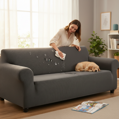 🔥New Hot Sale 🎁Waterproof Stretch Sofa Cover Slipcover 🛋️Scratch-resistant and slip-resistant