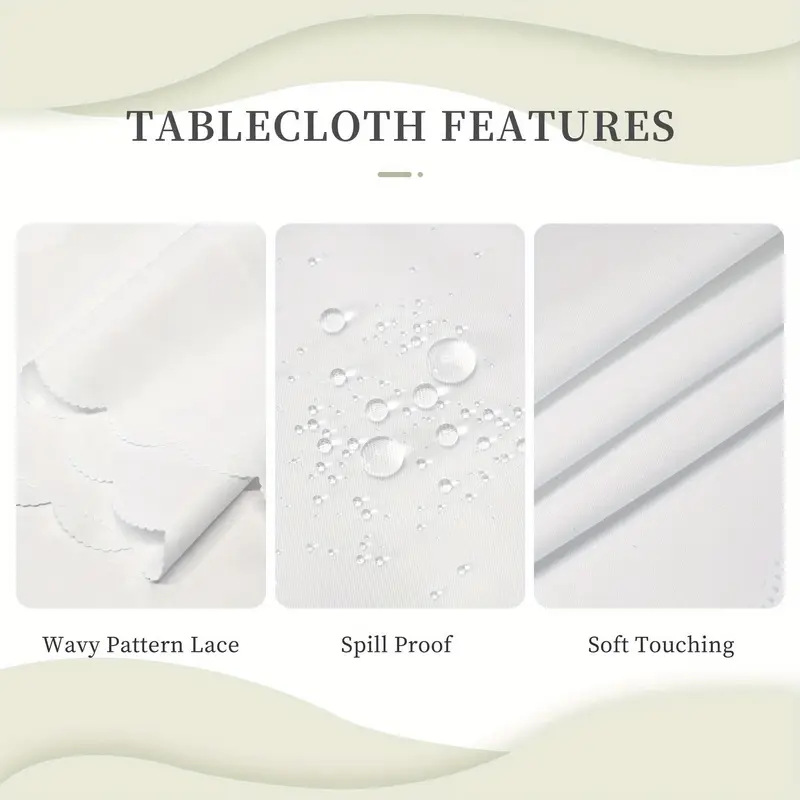 💮🍽️ Limited-Time 50% Off! Elegant Waterproof Embossed Floral Tablecloth – Oil-Resistant, Wrinkle-Free & Machine Washable