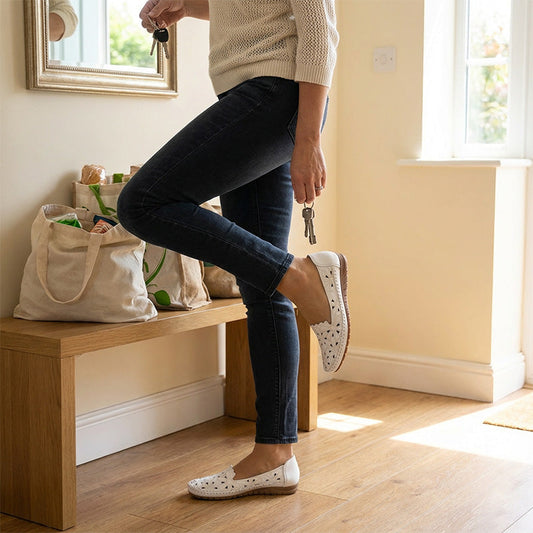 👣Women's Floral Hollow-Out Breathable Flat Loafers👡 Comfy, Breathable & Easy To Slip On 😍