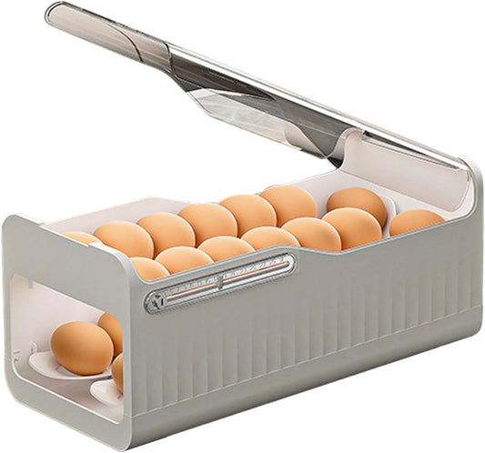 🔥✨Limited-time 50% Offer 🥚Recipiente para almacenar huevos de doble capa