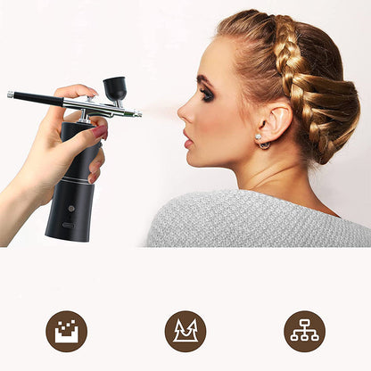 Portable Cordless Airbrush Kit with Compressor