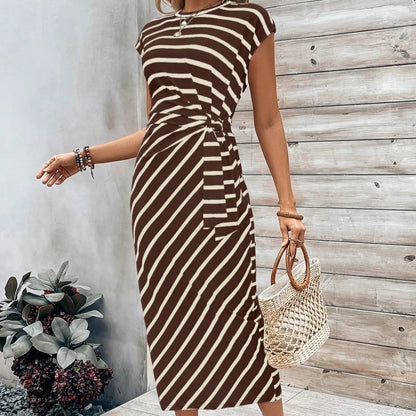 🥳2026 HOT SALE 50% OFF! 🥳💞50K+ SOLD!🌸Women's Knot Bodycon Dress – Leopard print, tummy-flattering knot. Comfy & chic for parties or date nights. Feel gorgeous. ✨🌹
